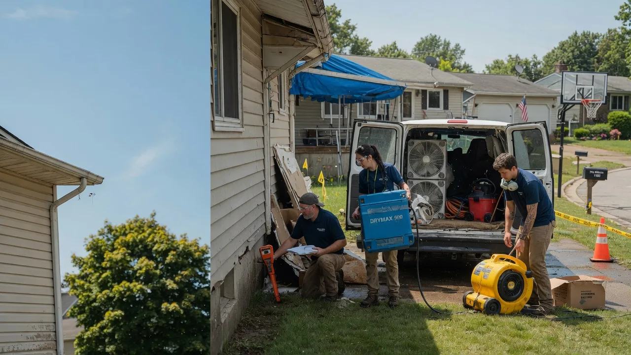 Ceiling Leak Cleanup in Nashport, OH near me